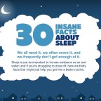 30 fun facts about sleep