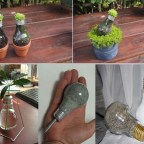DIY Light Bulb Planter