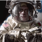 What if Van Damme took to the space and did an epic split on Zero Gravity?