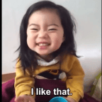 Cute Korean child has trouble understanding why she shouldn’t talk to strangers.