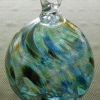 Blowing glass