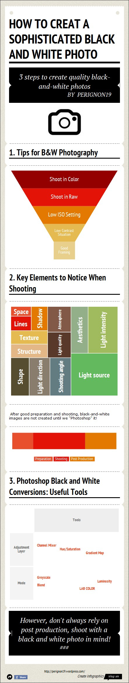 3 steps to create quality black and white photos © perignon19