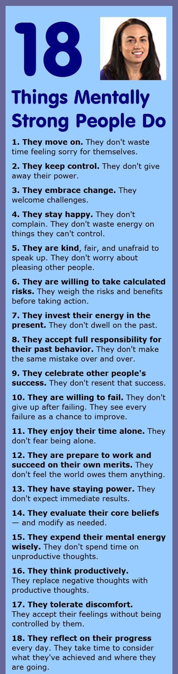 18 Things Mentally Strong People Do