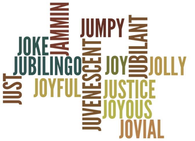 Positive Words starting with letter J