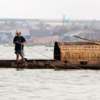Boats in the Mekong River