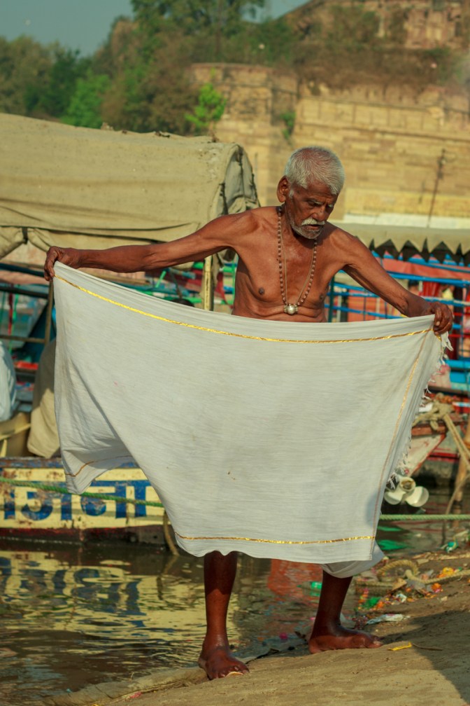 A pilgrim, all the way from Karnataka.