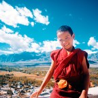 A little monk from Thiksay Monastery