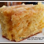 Orange Cake with Orange Glaze