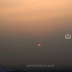 Fascinating Sunset At Sun Temple Jaipur