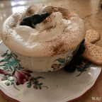 Blueberry coffee cake latte recipe