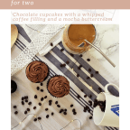 Whipped Coffee Chocolate Cupcakes for Two