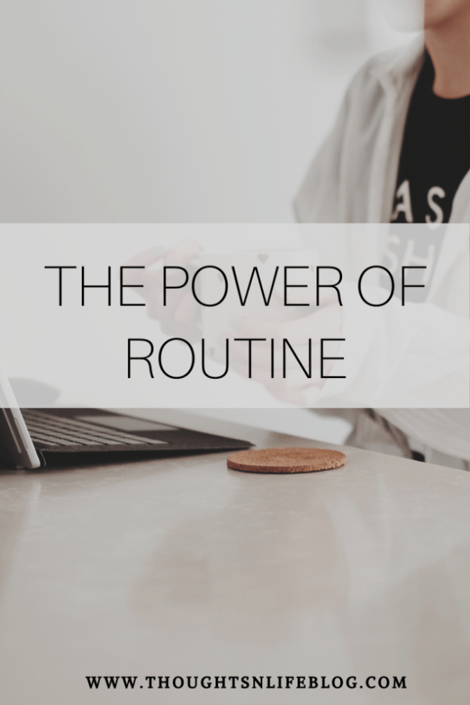 Image: The power of routines