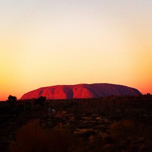 Uluru at sunrise