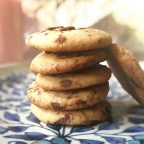 Choco-chip Cookies with Flax Seed, Eggless