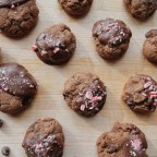 Double Chocolate Peppermint Cookies (DF)