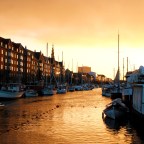 The most amazing sunset in the city