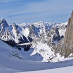 Skiing the French-Robertson Traverse