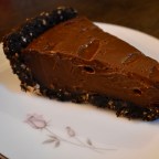 Dark Chocolate Hazelnut (Nutella) Cream Pie