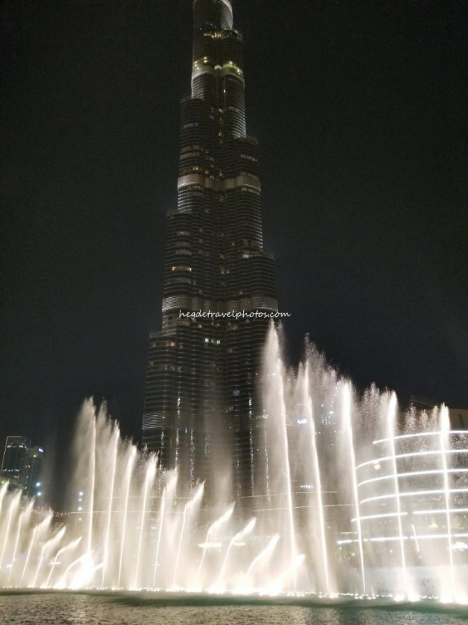 Burj Khalifa fountain show