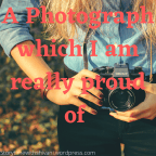 A Photograph which I am really proud of…