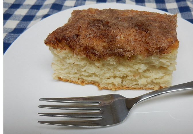 piece of coffee cake on plate