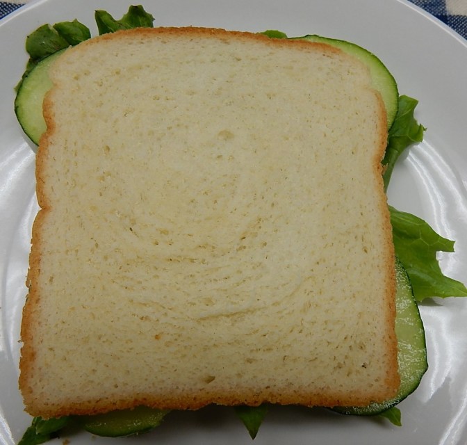 Cucumber Sandwich on Plate