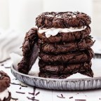 Vegan Chocolate Brownie Sprinkle Cookies (Gluten-Free)