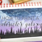 How to Paint a Watercolor Galaxy